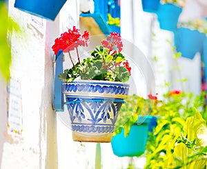 Torremolinos. Costa del Sol, Andalucia. Typical White Villag