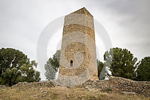 Torreon de Masegoso tower Pozalmuro, province of Soria, Spain