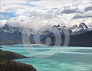 Torres del Lake, Patagonia, Chile