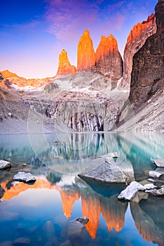 Torres del Paine, Patagonia, Chile photo