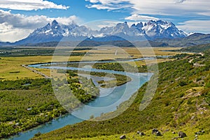 Torres del Paine Landscape, Patagonia, Chile