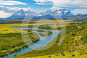 Torres del Paine Landscape, Patagonia, Chile