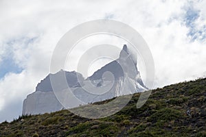 The Torres del Paine mountains in autumn, Torres del Paine National Park, Chile