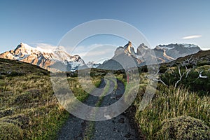 Torres del Paine road photo