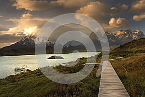 Torres del Paine, view from Explora