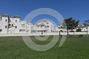 Torrevieja, Alicante, Spain. 05-10-202 typical urbanization of the Valencian Mediterranean area