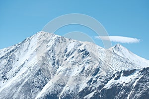 Torreys and Grays Mountain Summit near Idaho Springs Colorado