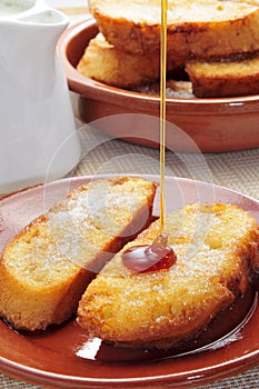 Torrijas, typical spanish dessert for Lent and Easter