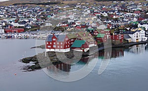 Torshavn, Tinganes view Faroe Islands