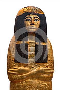 Torso egyptian queen sarcophagus