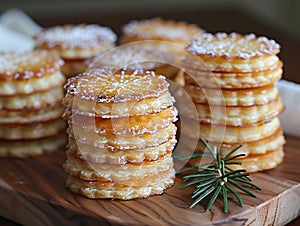 Torta de aceite is a light, crispy and flaky sweet cookie