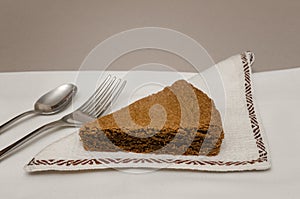 Torta di nocciole, hazelnut cake of Piedmont Italy