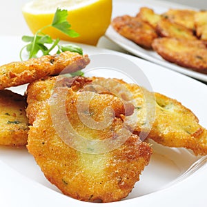 Tortas de bacalao, spanish cod cakes