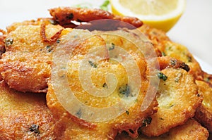 Tortas de bacalao, spanish cod cakes