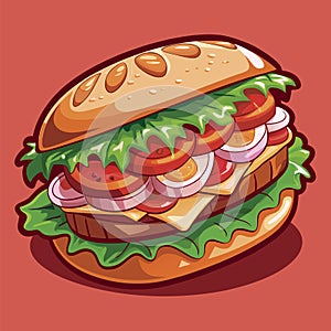 Tortas Mexican food color