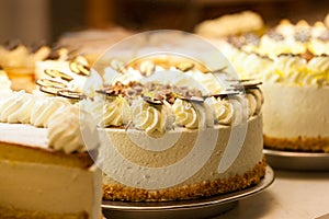 Torte in a bakery