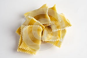 Tortelli italian stuffed pasta with cheese