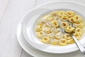 Tortellini in brodo, italian cuisine photo