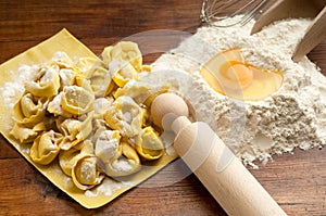 Tortellini pasta homemade