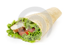 Tortilla chicken wrap