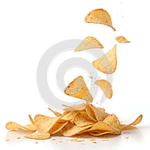 Tortilla Chips Falling