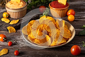 Tortilla chips witch chilli