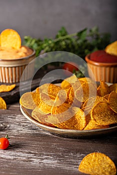 Tortilla chips witch chilli