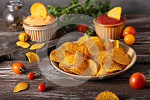 Tortilla chips witch chilli