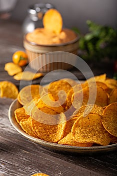 Tortilla chips witch chilli