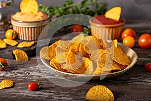 Tortilla chips witch chilli