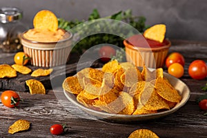 Tortilla chips witch chilli