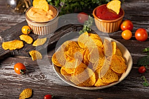 Tortilla chips witch chilli