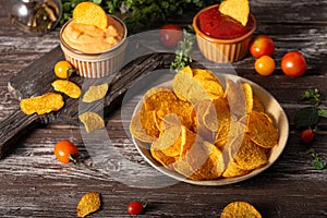 Tortilla chips witch chilli