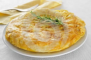 Tortilla de patatas, spanish omelet photo