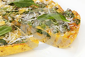 Tortilla or Frittata with Potato and Spinach