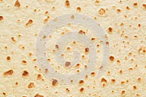 Tortilla, unleavened bread background