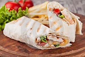 Tortilla wrap, fajita