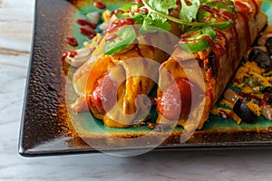 Tortilla Wrap Hot Dogs photo