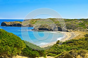 Tortuga beach in Menorca