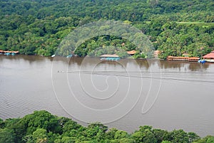 Tortuguero, Costa Rica Aerial View