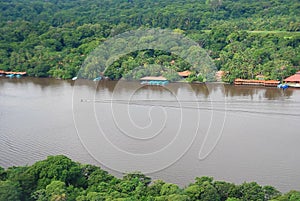 Tortuguero, Costa Rica Aerial View photo