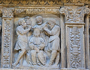 Torture of Jesus at the Saint Thomas Church of Haro, La Rioja