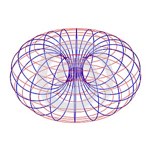 Torus Topology Circle Geometry Mathematics on white background