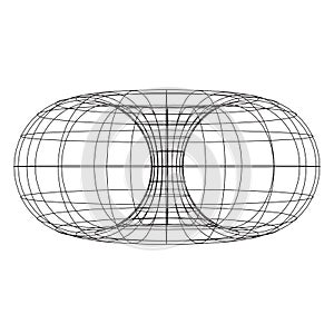 Torus Topology Circle Geometry Mathematics on white background