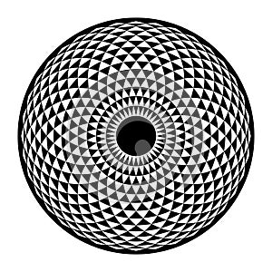 Torus Yantra, Hypnotic Eye sacred geometry basic element