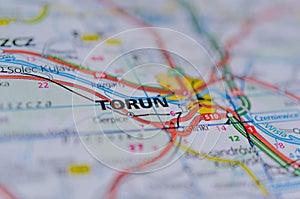 ToruÃâ on map