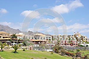 Torviscas Playa. Tenerife island, canaries