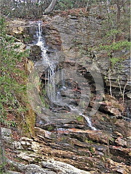 Tory`s Falls at Hanging Rock State Park