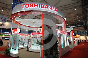 Toshiba booth