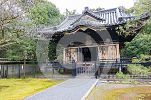 Tosho-gu shrine at Konchi-in Temple in Kyoto, Japan. The shrine originally built in 1628 and